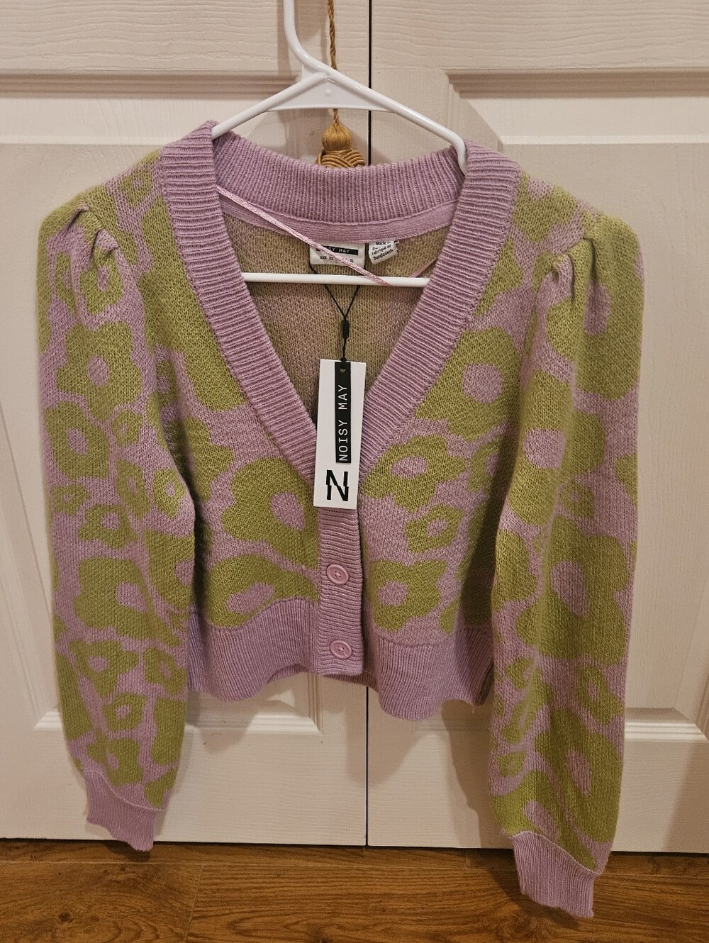 Noisy May "Orchid" Cardigan Sweater, NWT - Picture 6 of 11